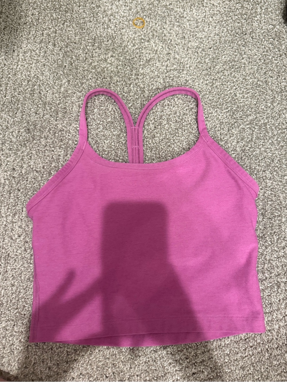 Beyond Yoga pink cropped tank